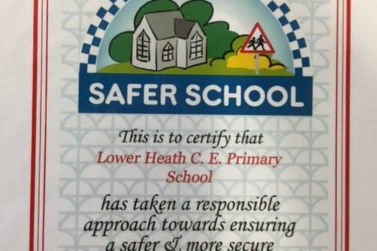 Lower Heath Receives Updated “Safer School” Certificate