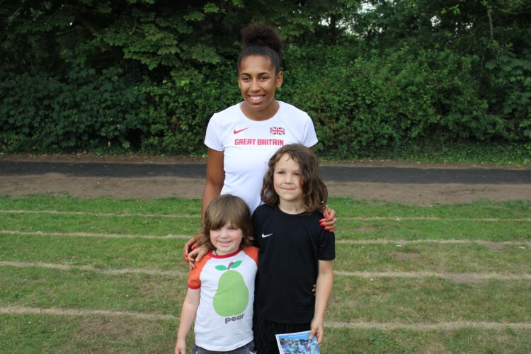 Inspirational Visit From Commonwealth Medallist Laura Samuel